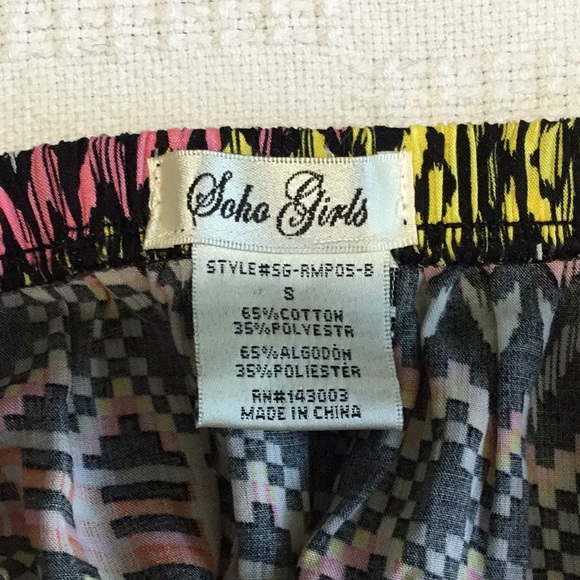 NWT Soho Girls boho strapless jumper / romper - Picture 5 of 6